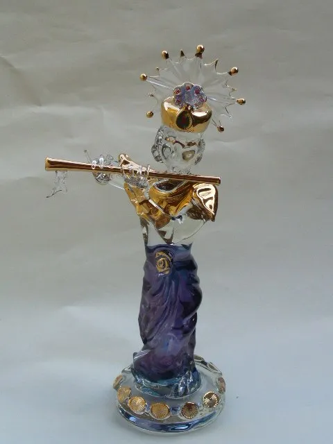 Glass sculpture: Standing Krishna