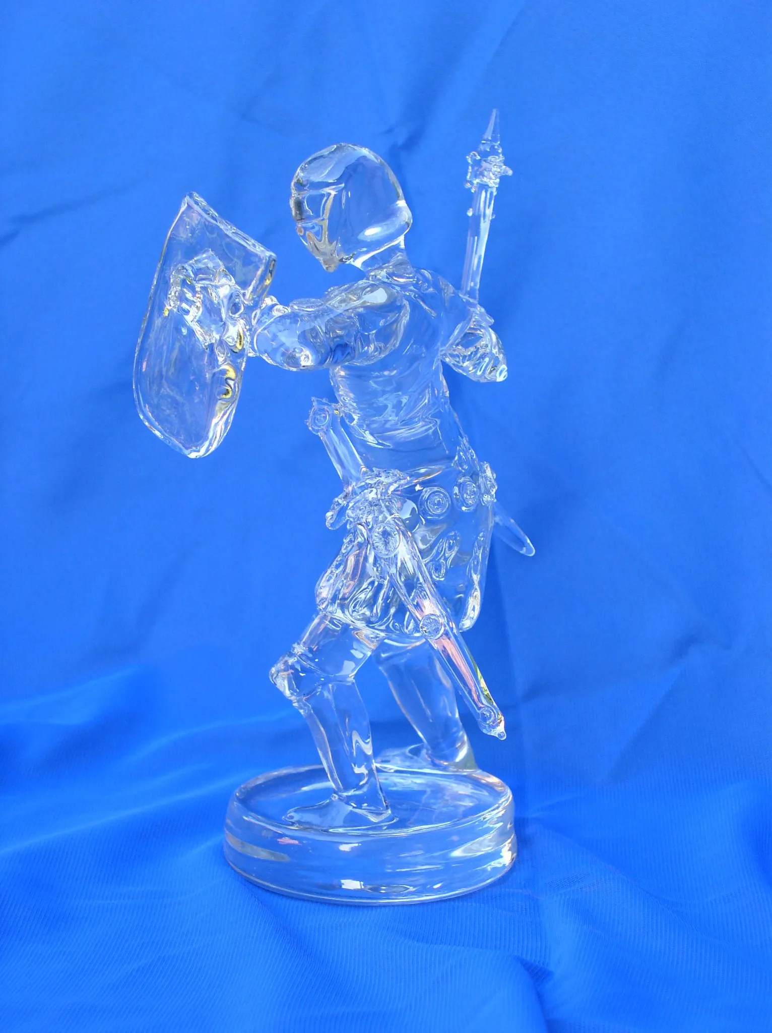 Glass sculpture: Knight — view 3