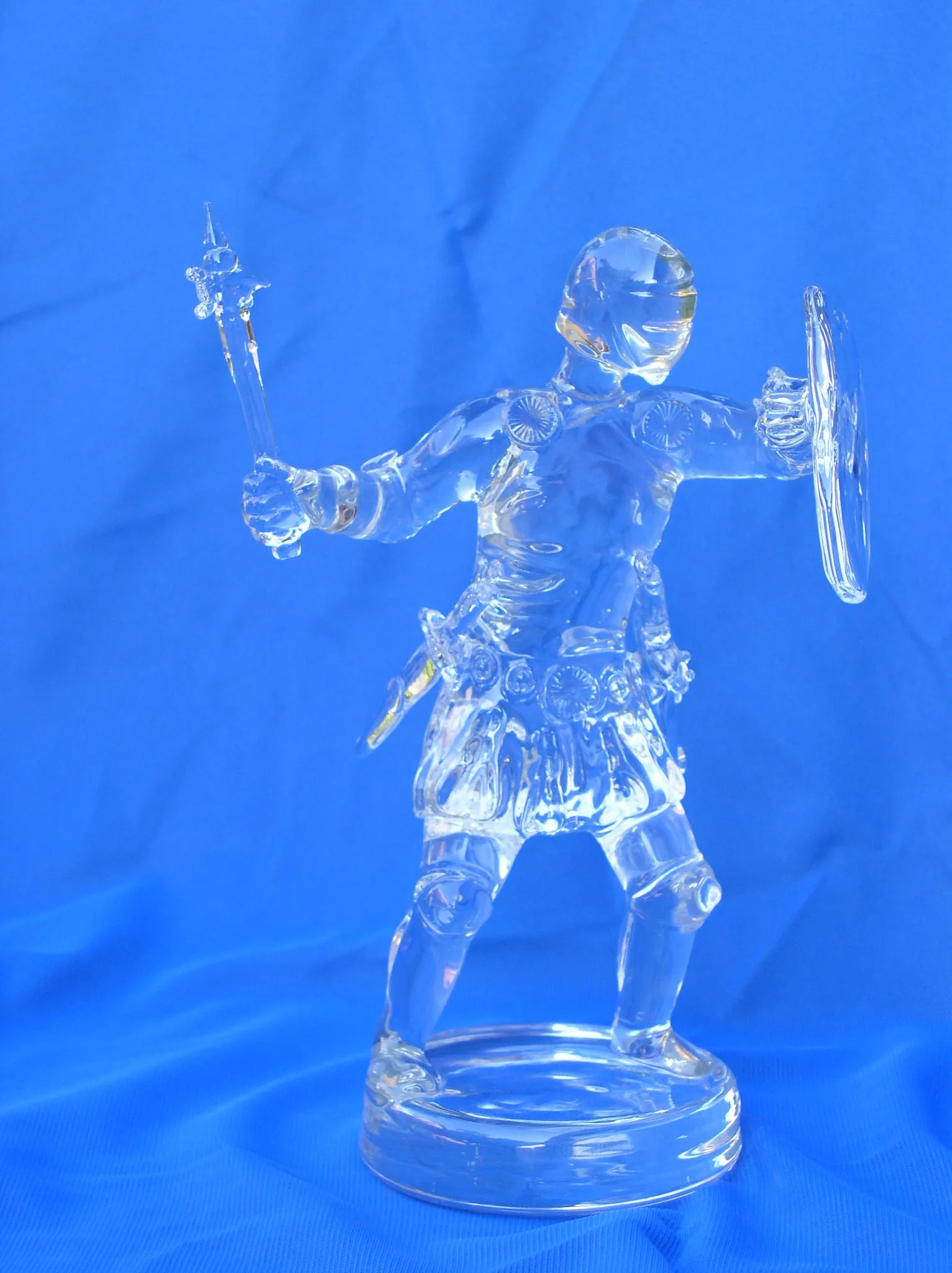 Glass sculpture: Knight — view 4