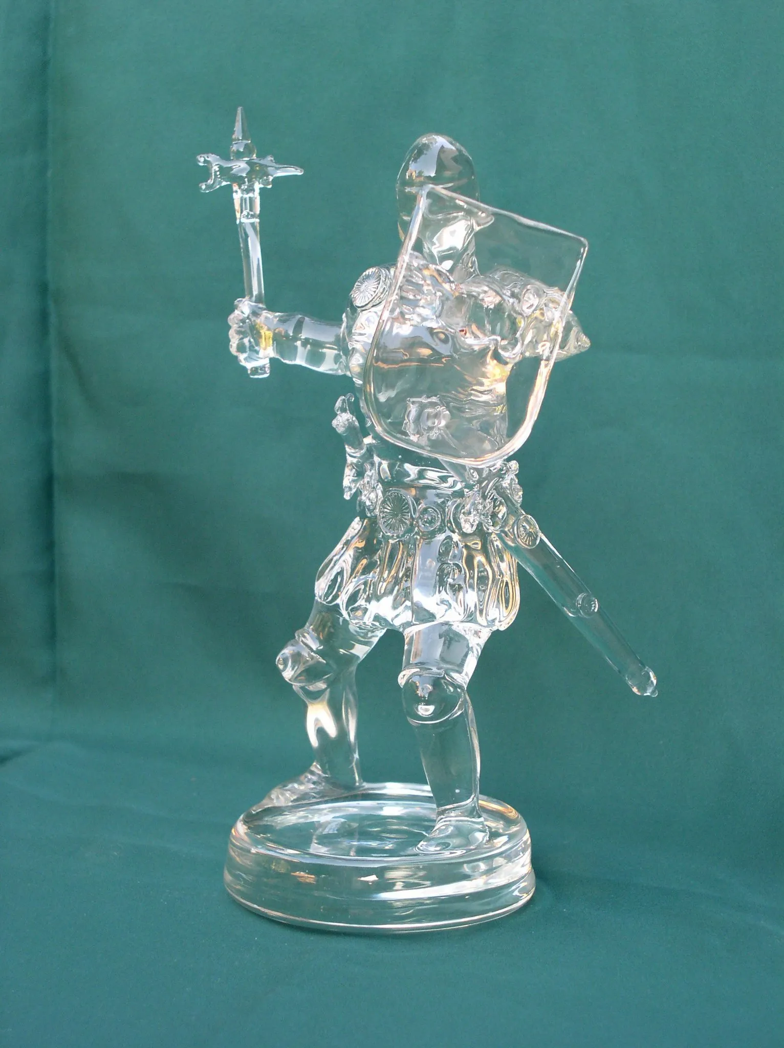 Glass sculpture: Knight — view 6