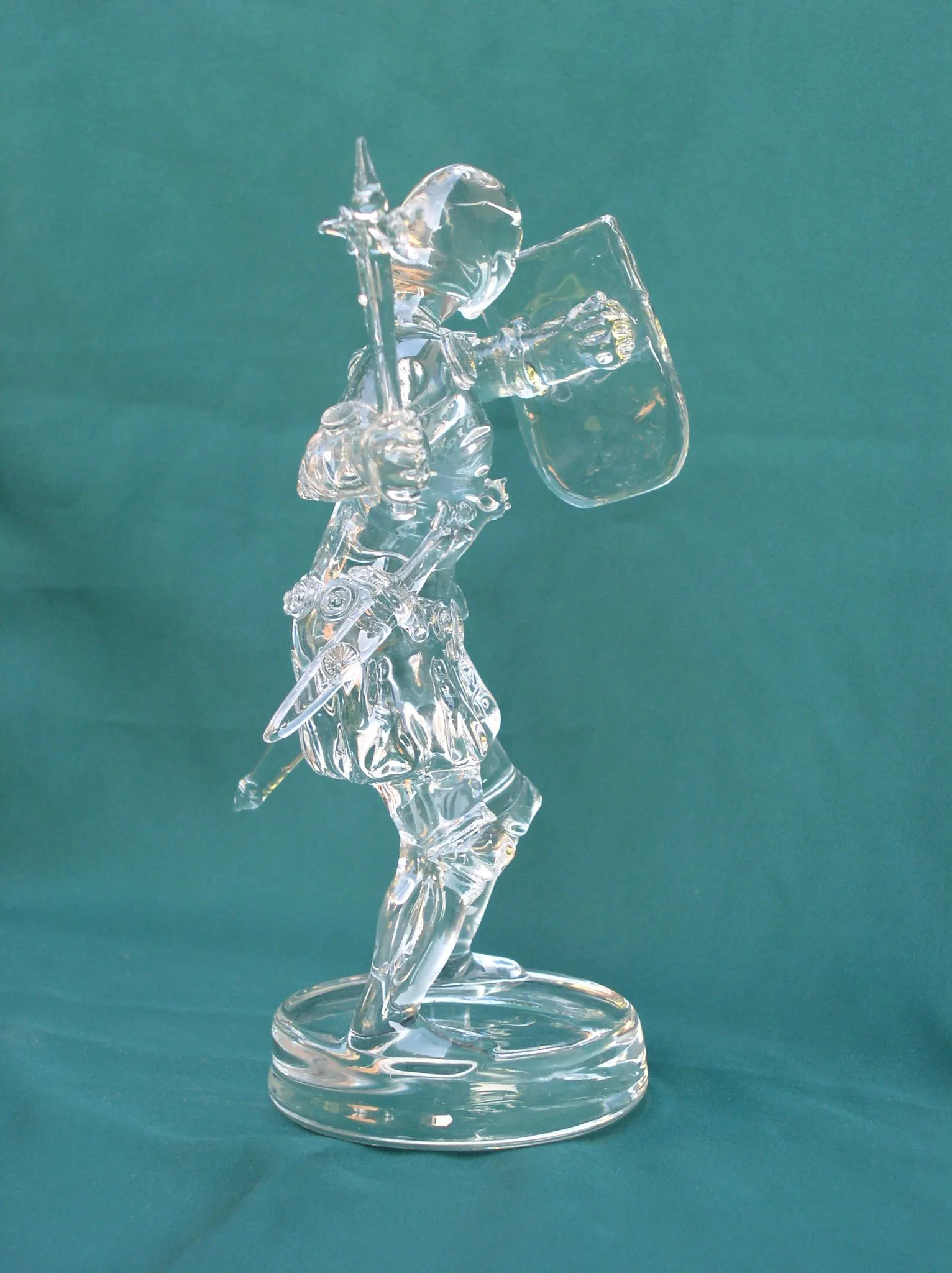 Glass sculpture: Knight — view 7