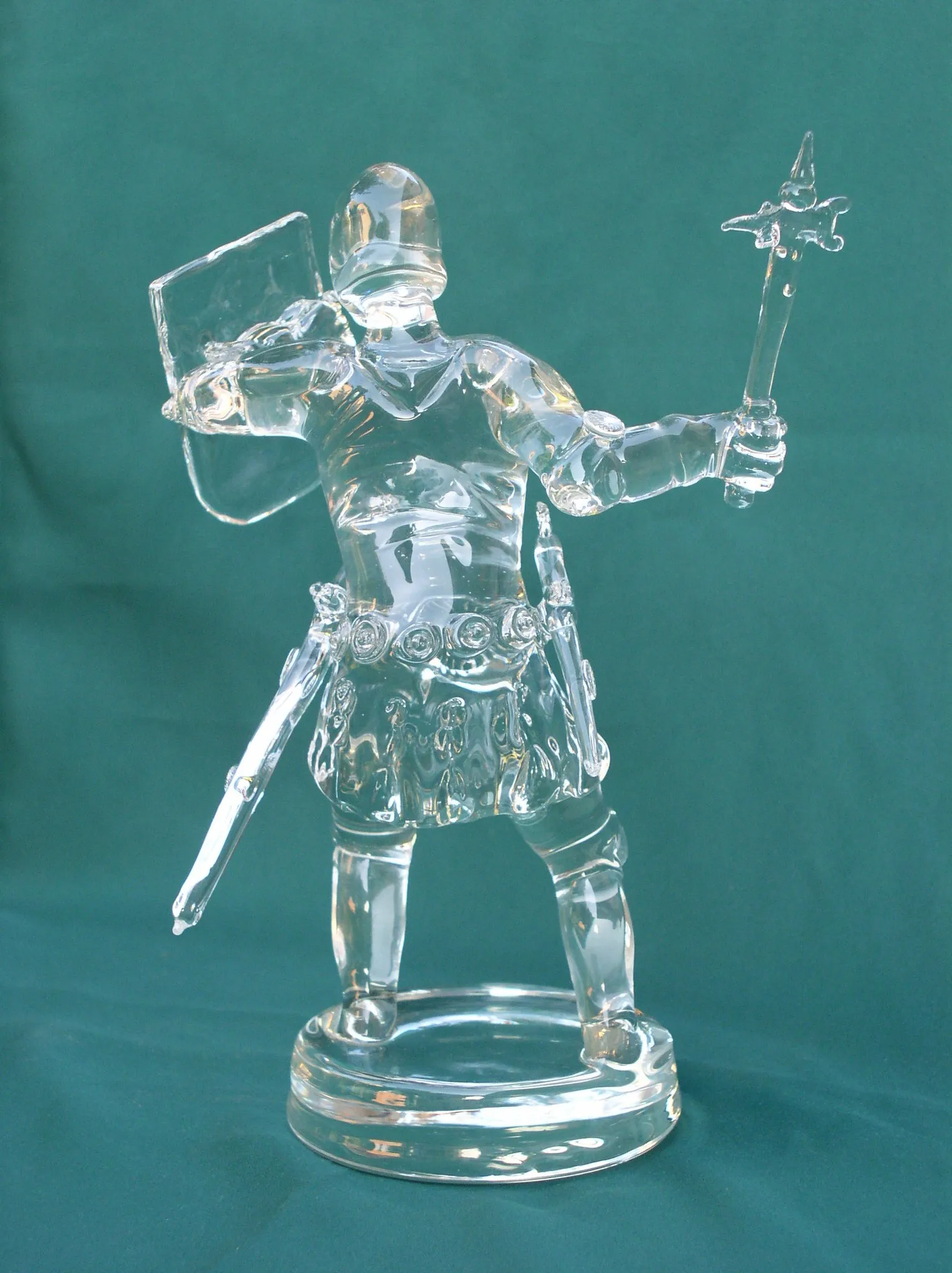 Glass sculpture: Knight — view 8