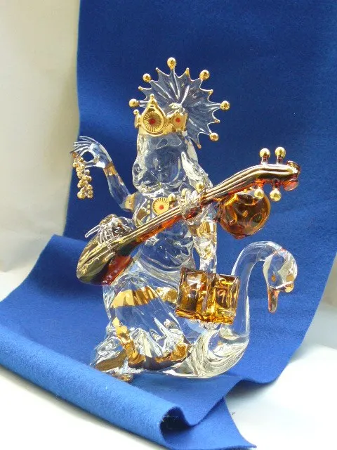 Glass sculpture: Saraswati — view 11
