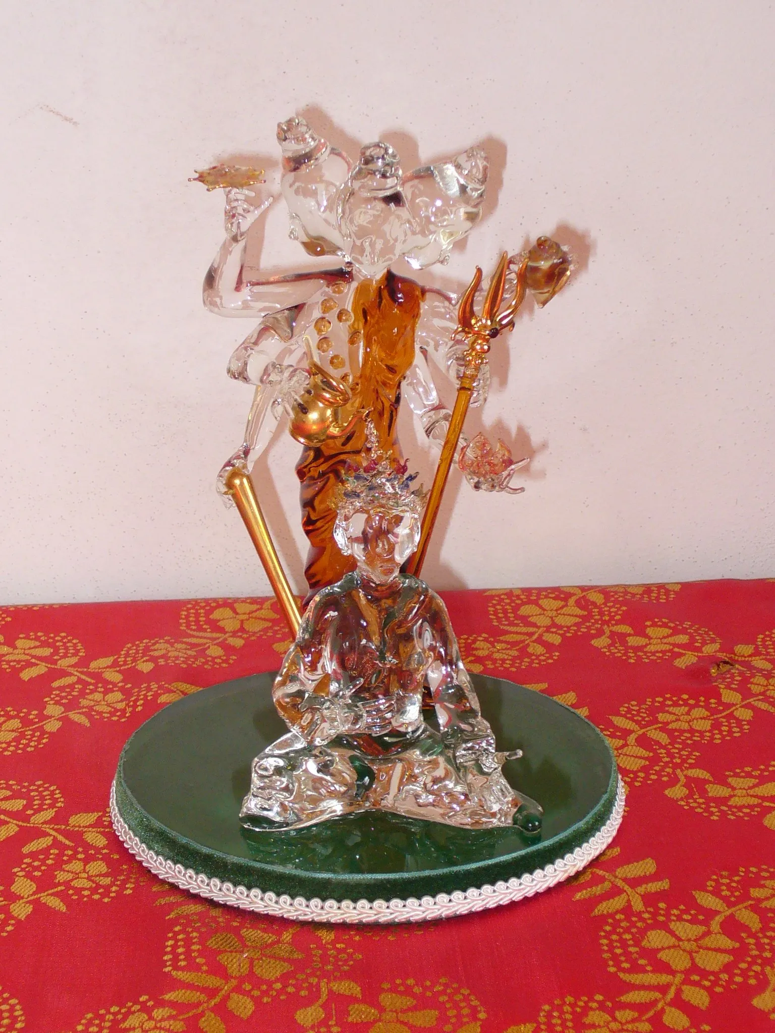 Glass sculpture: Shiva
