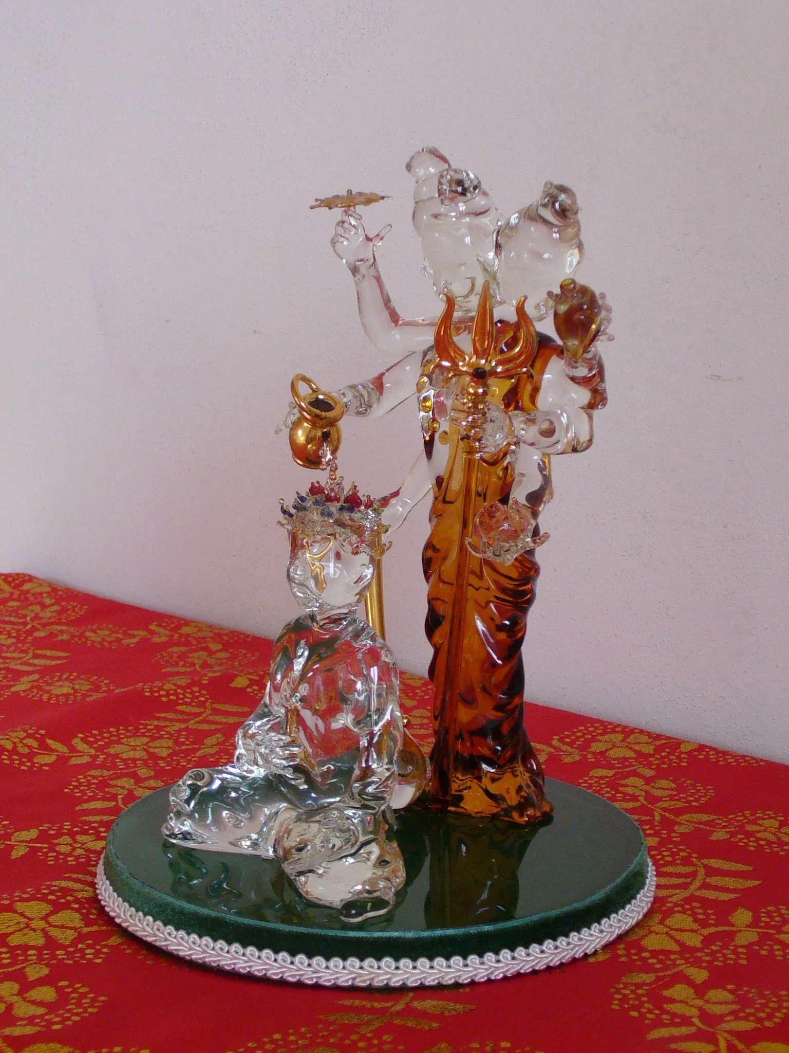 Glass sculpture: Shiva — view 3