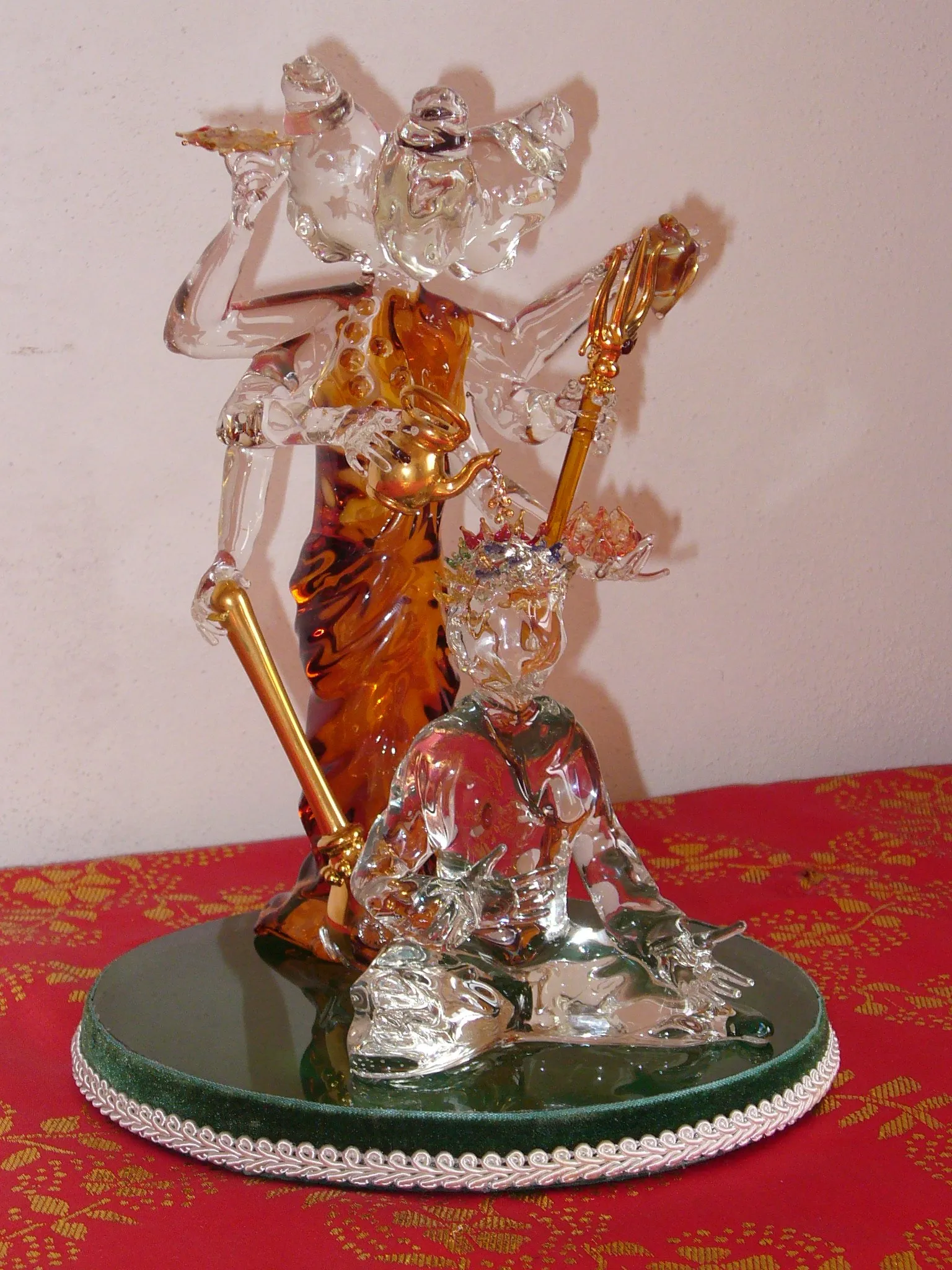 Glass sculpture: Shiva — view 5