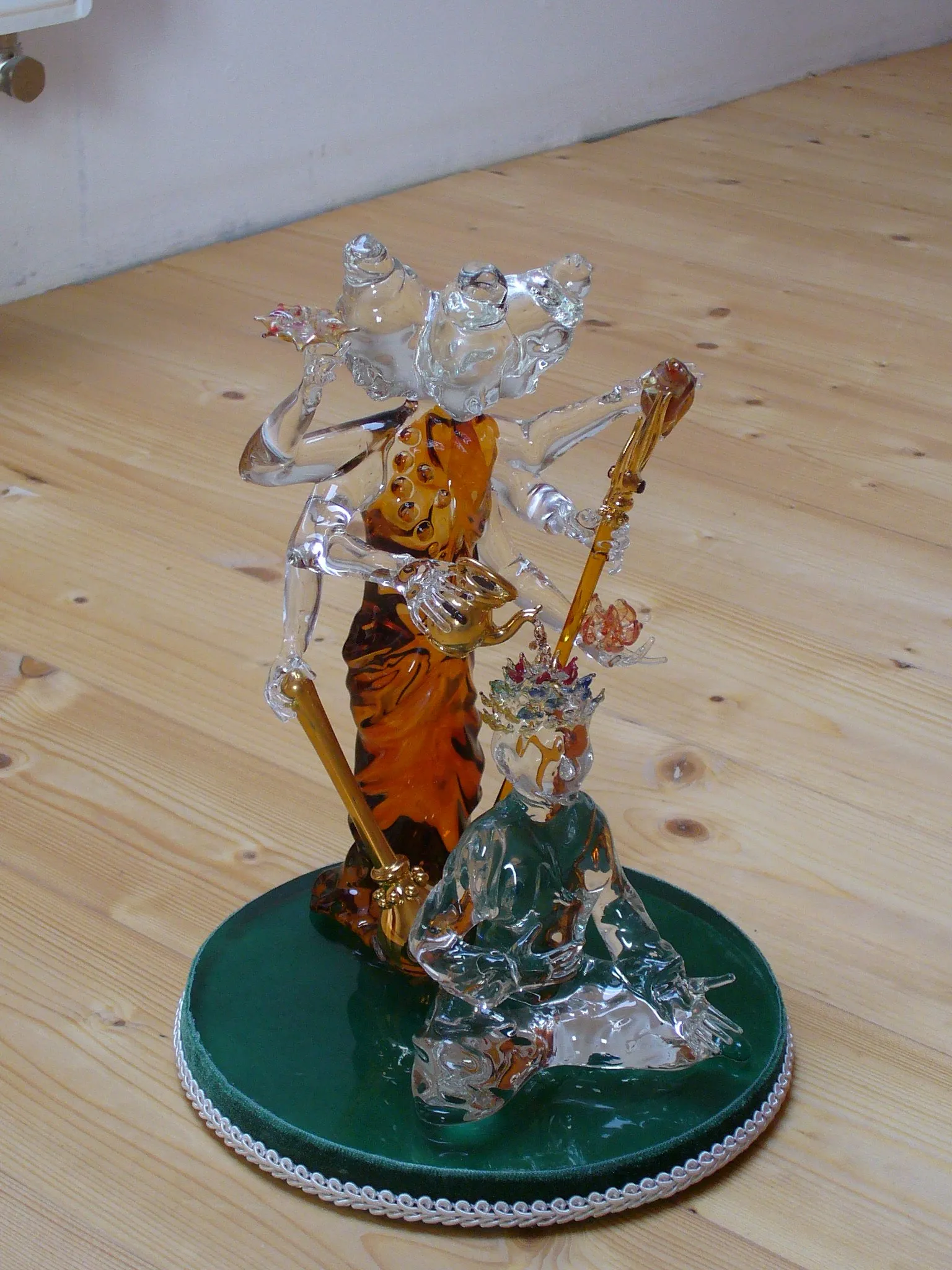 Glass sculpture: Shiva — view 6
