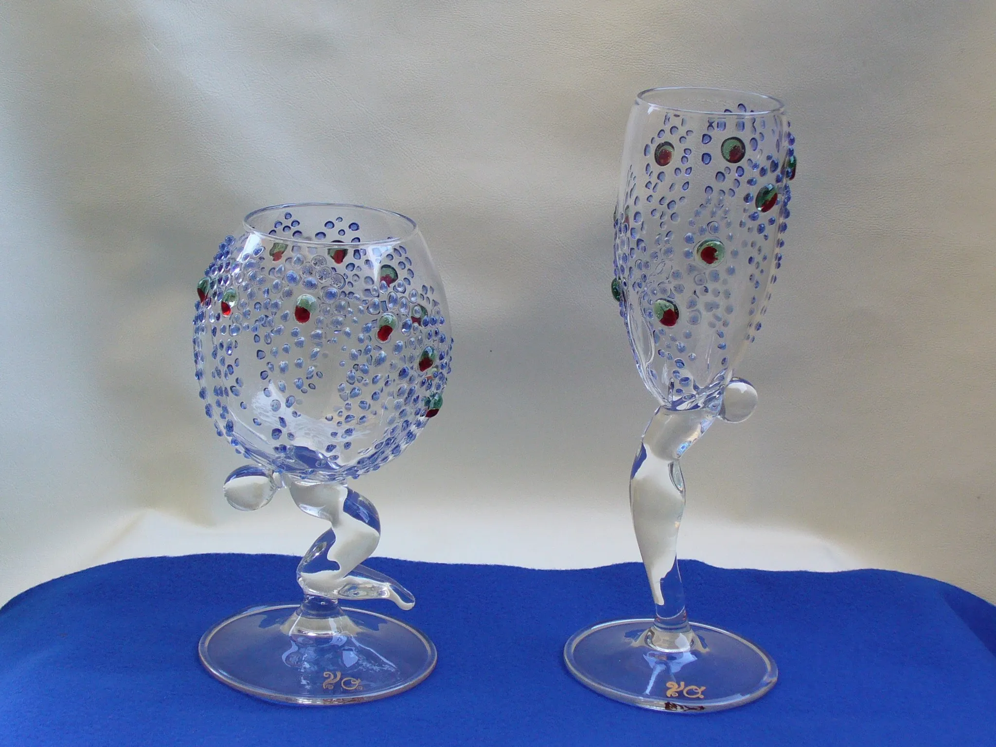 Glass sculpture: Glasses